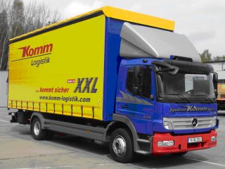 Samochód ciężarowy - Komm Logistik Samochód ciężarowy - Komm Logistik